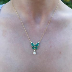 Dainty 925 Sterling Silver Butterfly Necklace – Minimalist Jewelry for Women, Everyday Gift for Her