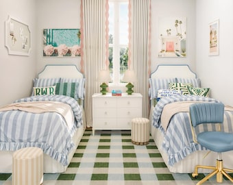 De Coco Dorm Decor Design Kit – Winkelgids voor esthetische slaapzaal, digitale download
