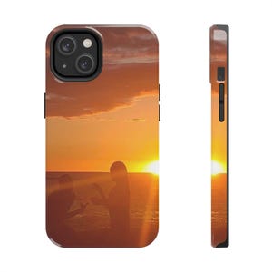 Sunset Phone Case, Durable Tough Phone Cover, Sunset Aesthetic Case, Gift for Nature Lovers, Outdoor Adventure Accessories
