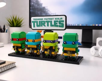 Teenage Mutant Ninja Turtle LEGO Brickheadz Display Stand