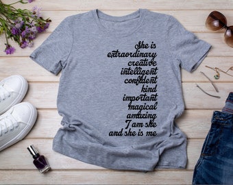 She Is Extraordinary Tee - Bella Canvas Adult & Youth Shirt