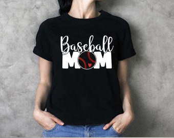 Baseball Mom T-shirt: Bella Canvas Adult & Youth Tee