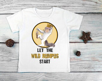 Wild Rumpus Toddler T-Shirt: Where the Wild Things Are Max Onesie