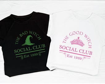 Good Witch Bad Witch Social Club PNG | Sublimation or DTF Design (Digital Download)