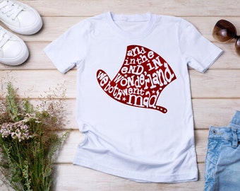 Wonderland Mad Hatter Tee: Taylor Coded 1989 TV Shirt