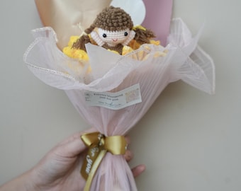 Student Recital Crochet Bouquet | Local Delivery on Dec 14 (Ottawa)| No Shipping