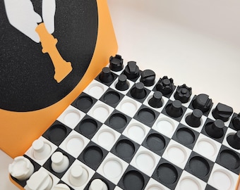 Portable Travel Chess Set – 3D Printed Folding Game