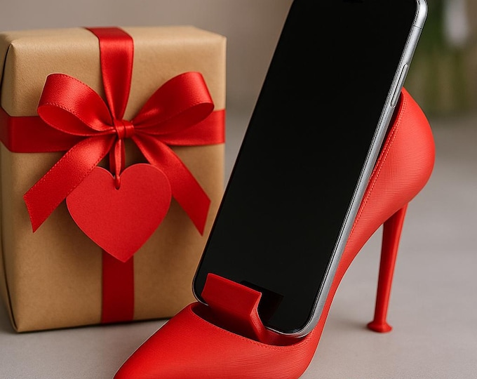 3D Printed Stiletto Phone Stand: Fierce Desk Accessory