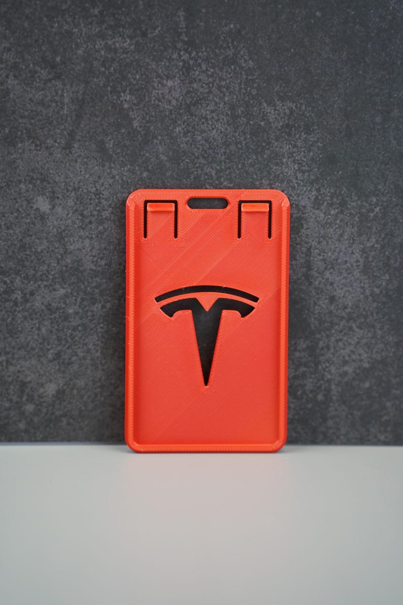 Tesla Key Card Sticker Tesla Key Card Holder – 3D Printed RFID Badge Case for Tesla Owners - Etsy