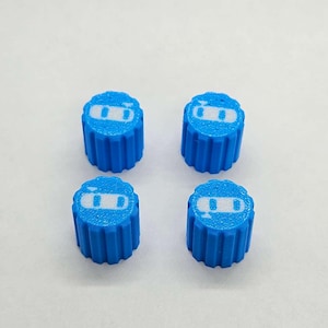 Set of 4 - Tire Valve Caps – 3D Printed Custom Valve Stem Covers
