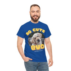 Custom Dog T-Shirt , Personalized Pet Photo Shirt with Name, Phrase & Date ,Funny Cartoon Style Gift for Dog Lovers