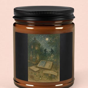 Zodiac Academy-Inspired Soy Candle Fated Flames Cozy Fantasy Gift for Book Lovers