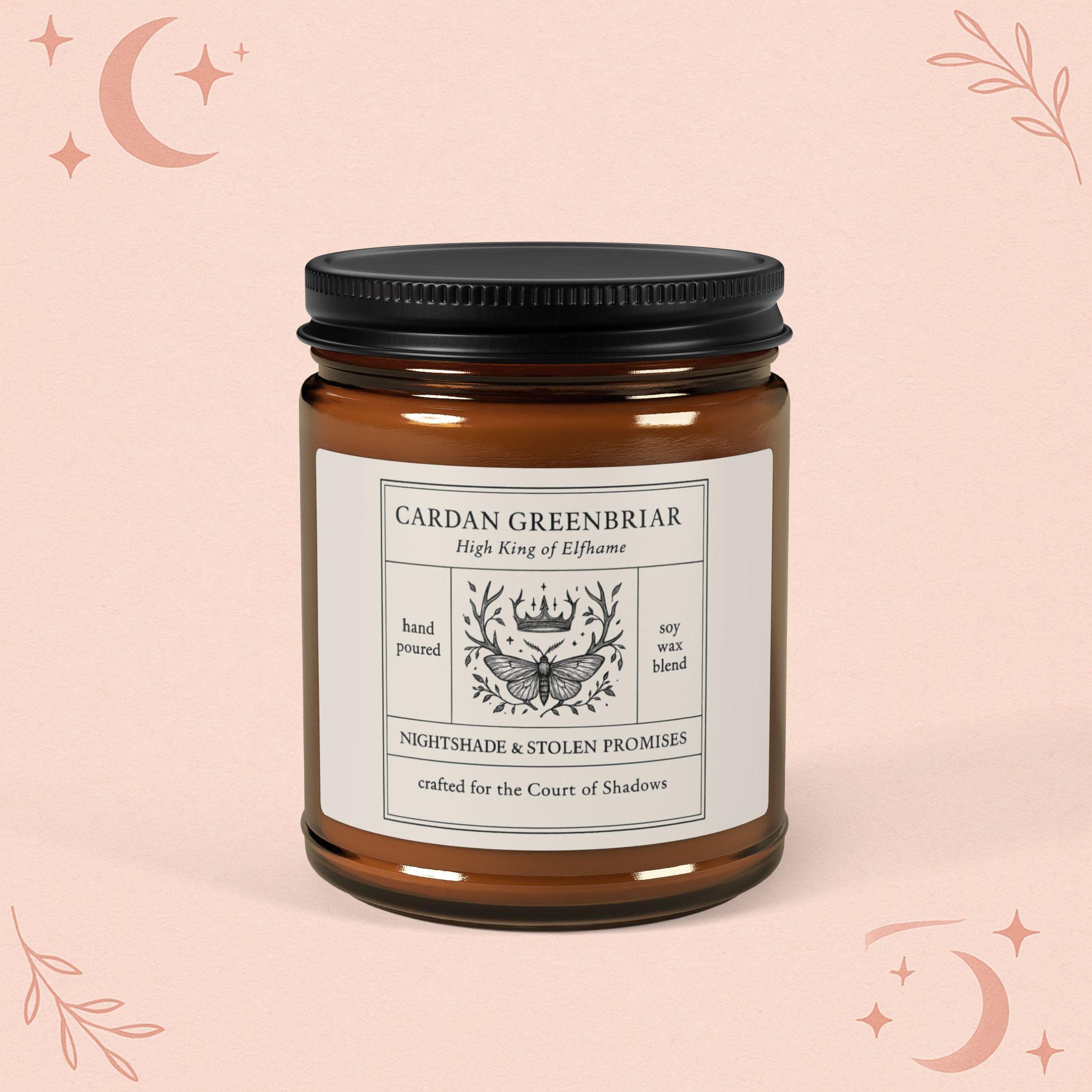 CARDAN GREENBRIAR Soy Candle - the Cruel Prince Inspired Bookish Gift,  Candle for Fantasy Readers, Fae Decor, Eco-friendly Scented Candle - Etsy