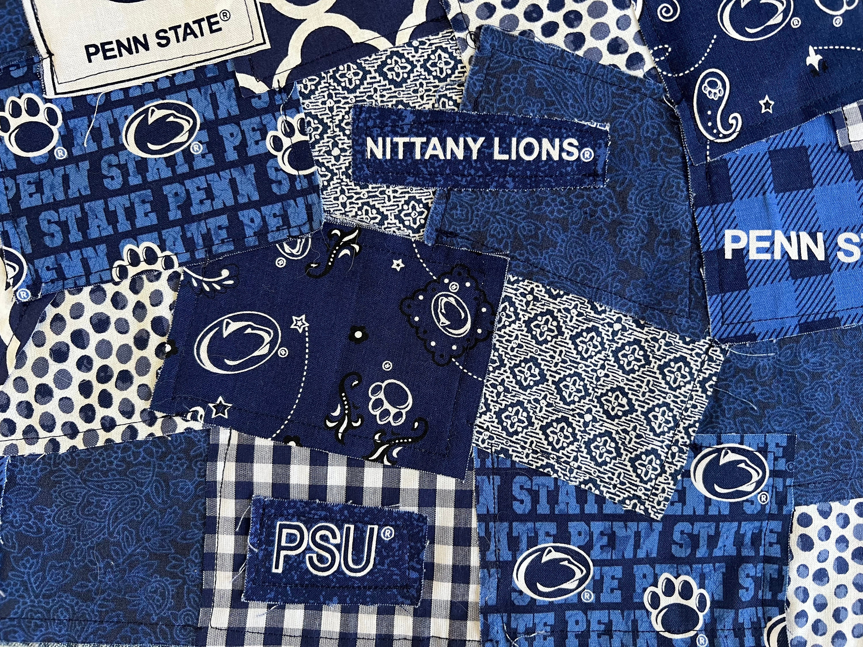 Penn Pennsylvania State University Custom Denim Patch Game Day Skirt ...