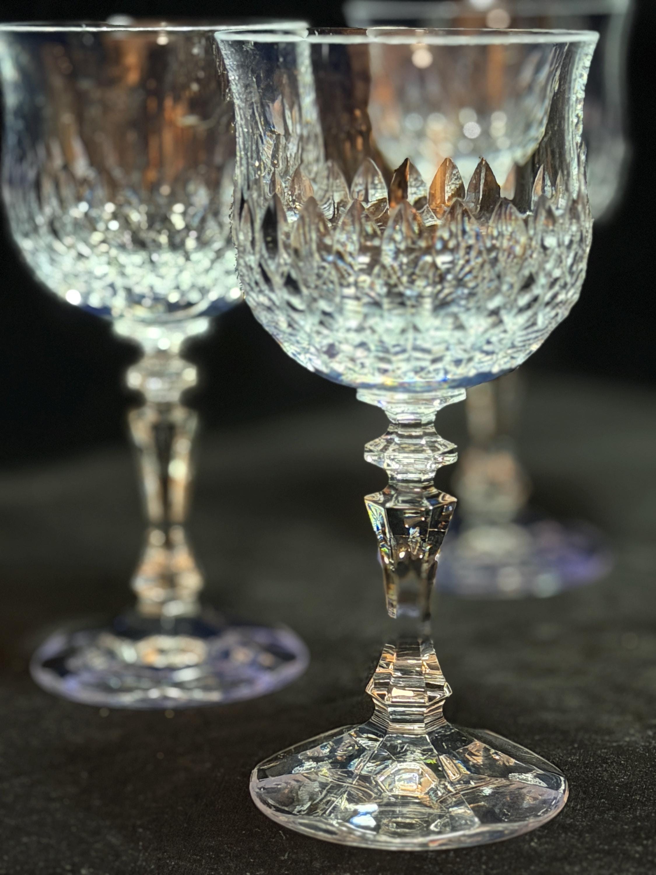オーストリア　ザルッブルグ カットグラスボール ビンテージ Schott Zwiesel Crystal Wine Glasses - Etsy