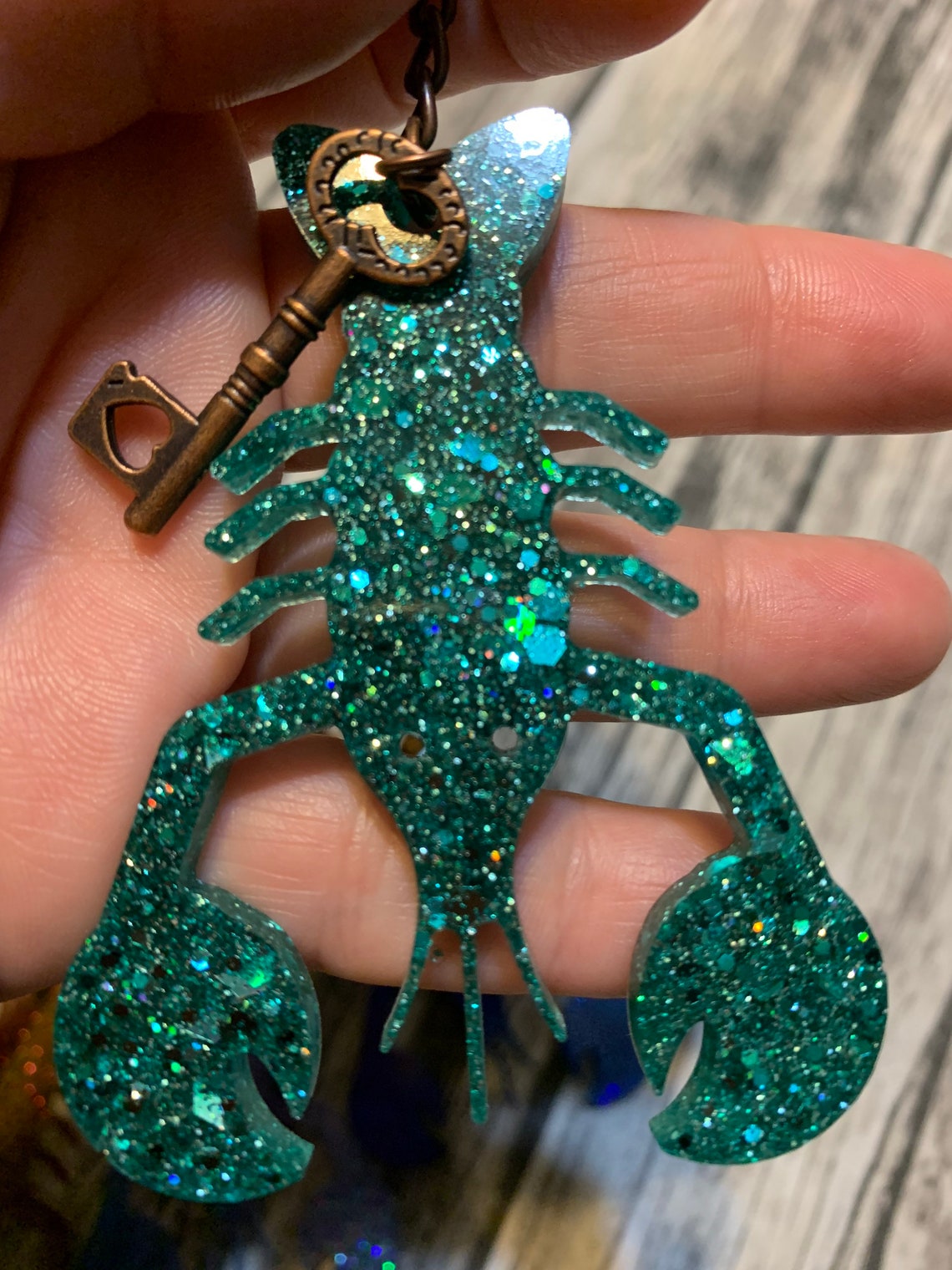 Keychain Youre My Lobster Resin Keychain Etsy