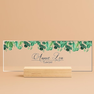 Office Gifts for Boss Coworkers | Office Decor | | Collague Gift | Gift for Employee | Name Tag | Teacher Nameplate for Desk | New Job Gifts