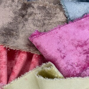 3 Yds 2 Inch Wide Velvet Ribbon "Cactus Flower" 1/2 Yd Each 6 Colors image 4