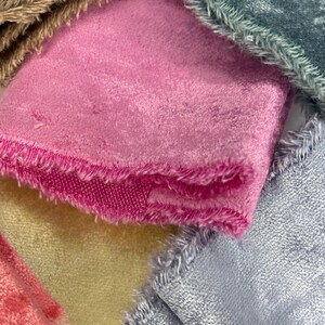 3 Yds 2 Inch Wide Velvet Ribbon "Cactus Flower" 1/2 Yd Each 6 Colors image 7