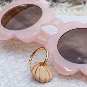 Interchangeable Shell Tassel Hoop Earrings