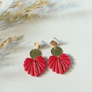 Boucles Hanaé Rubis