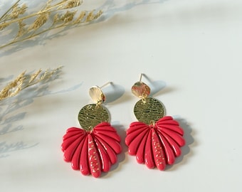 Boucles Hanaé Rubis