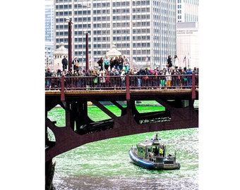 St Patrick's Day on the Chicago River