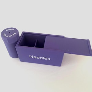 Sewing Machine Needle Storage and Disposal Box