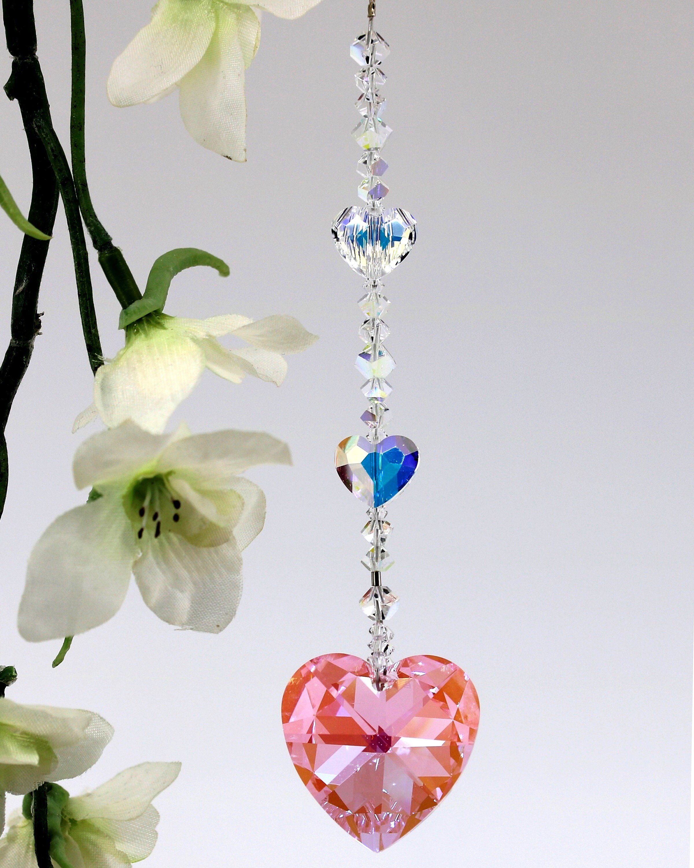 Swarovski Crystal Suncatcher RARE VINTAGE 28mm AB Rosaline - Etsy