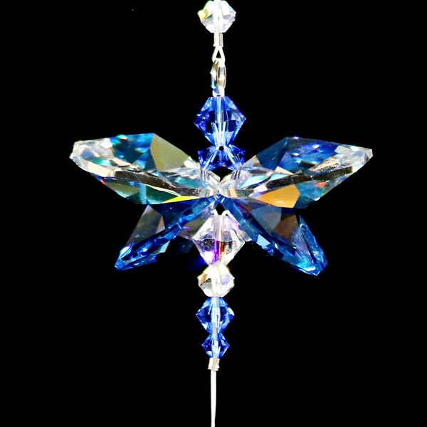 Butterfly Charm Crystal Etsy