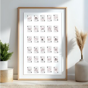 Wedding Playing Cards | Guestbook | Wall Art | Sentimental Keep Sake | Home Decor
