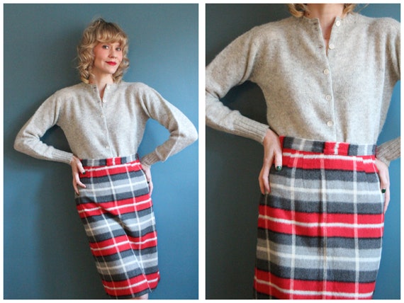 1940s Sweater // Huddlespun Shetland Wool Cardigan