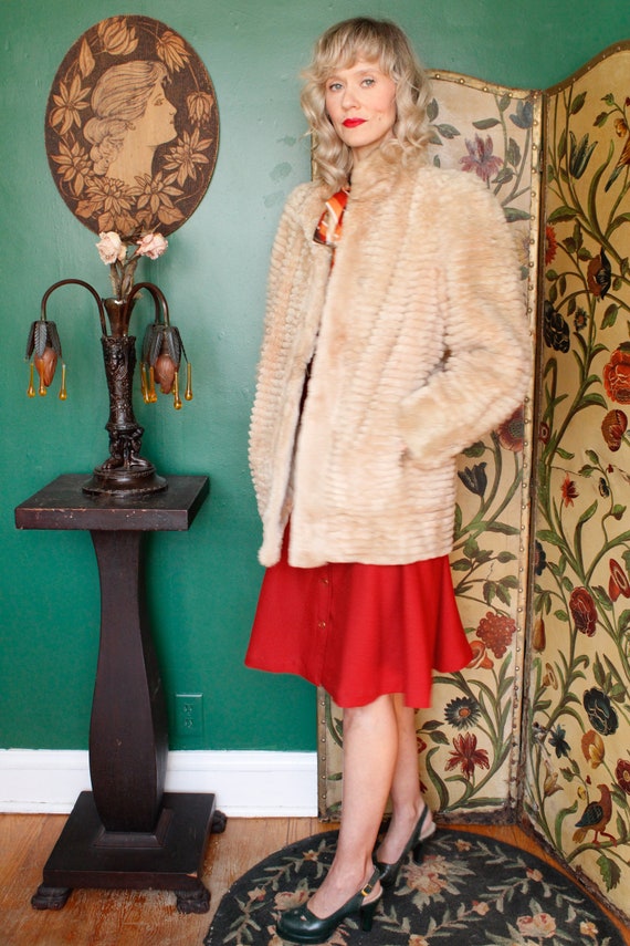 1970s Fran Levine Faux Fur Coat - image 5