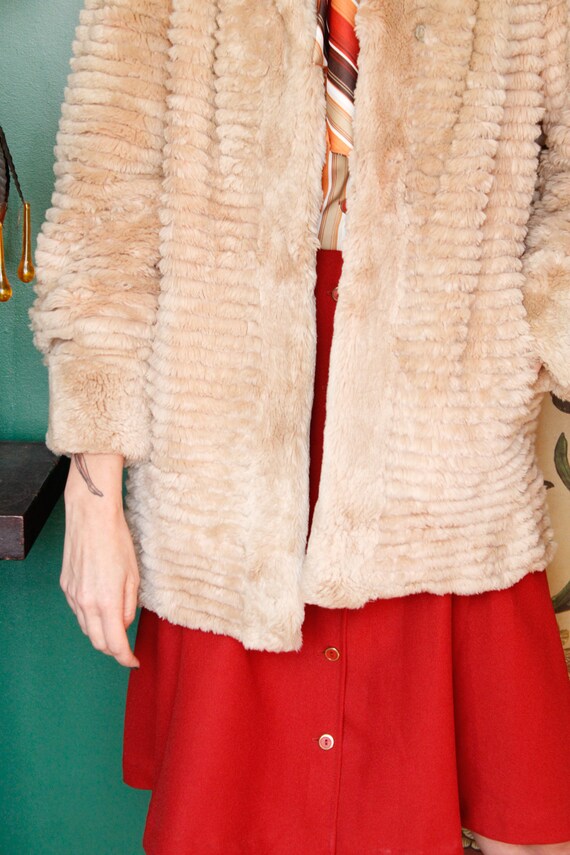 1970s Fran Levine Faux Fur Coat - image 7