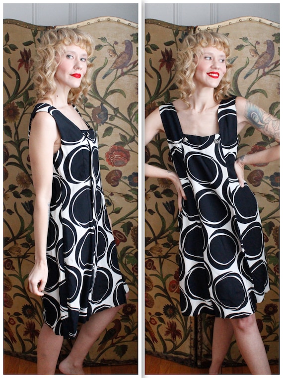 1960s Dress // Mod Circle Dress // vintage 60s dre