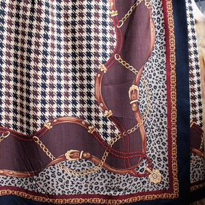 1990s Silk Equestrian Wrap Skirt Small image 9