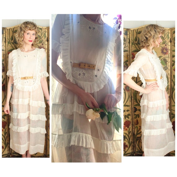 1910s Dress // Summer Glow Organdy Dress // Edward