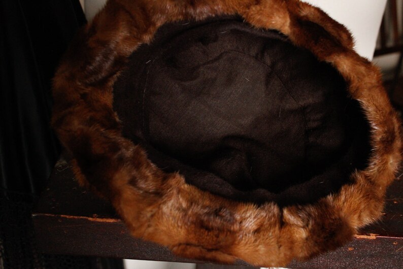 1940s Manhattan Winter Mink & Wool Hat image 10