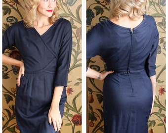 1950s Dress // Sapphire Vixen Custom Made Dress // vintage 50s dress