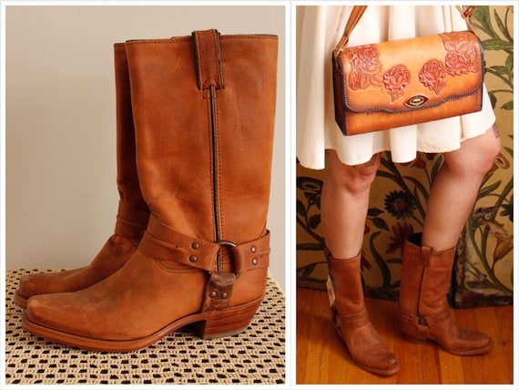 1990s Boots // Code West NOS Cowboy Boots // vinta
