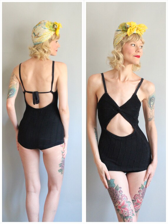 1940s swimwear