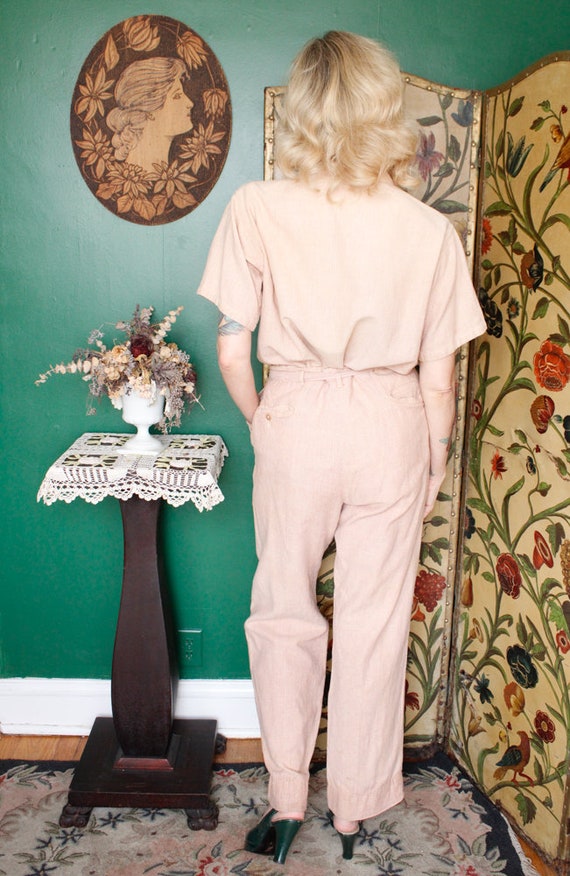 1930s Summer Suit // 3pc Cotton Tan Carson Pirie … - image 9