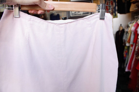 1950s Pink Corduroy Cotton Shorts - 27w - image 7