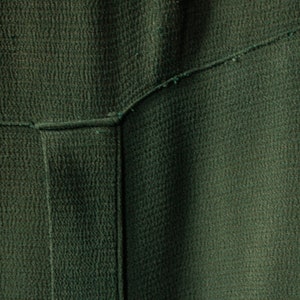 1930s Green Rayon Crepe Dress Small image 10