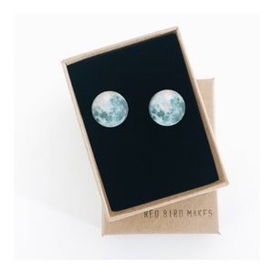 Moon Earrings / Cufflinks / Collar Clips