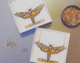 Death's Head Moth Necklace