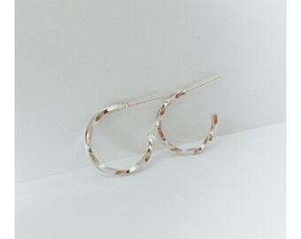 The Small 'Twisted' Open Hoop Earrings