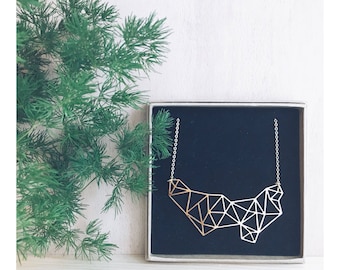 Oversized Geo Bib Necklace