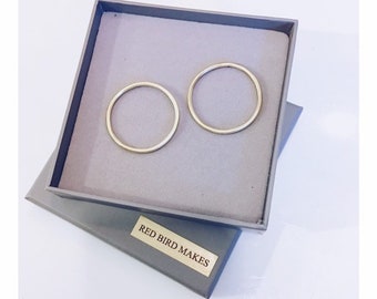 The 'Frida' Chunky Hoop Studs