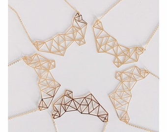 Oversized Geo Bib Necklace
